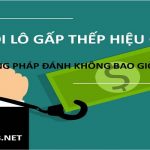 Cách đánh gấp thếp